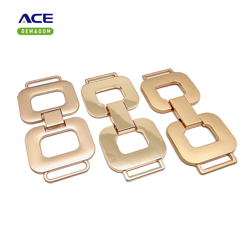 2023 Popular garment parts decoration for man's women cloth bag shoes belt buckle gold silver metal buckle