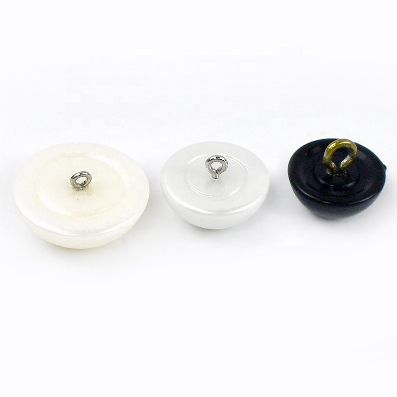 Deepeel B3-2 8-25mm Garment Accessories Sewing Clothes Copper Foot Black White Buckle Plastic Button Pearl Shank Buttons