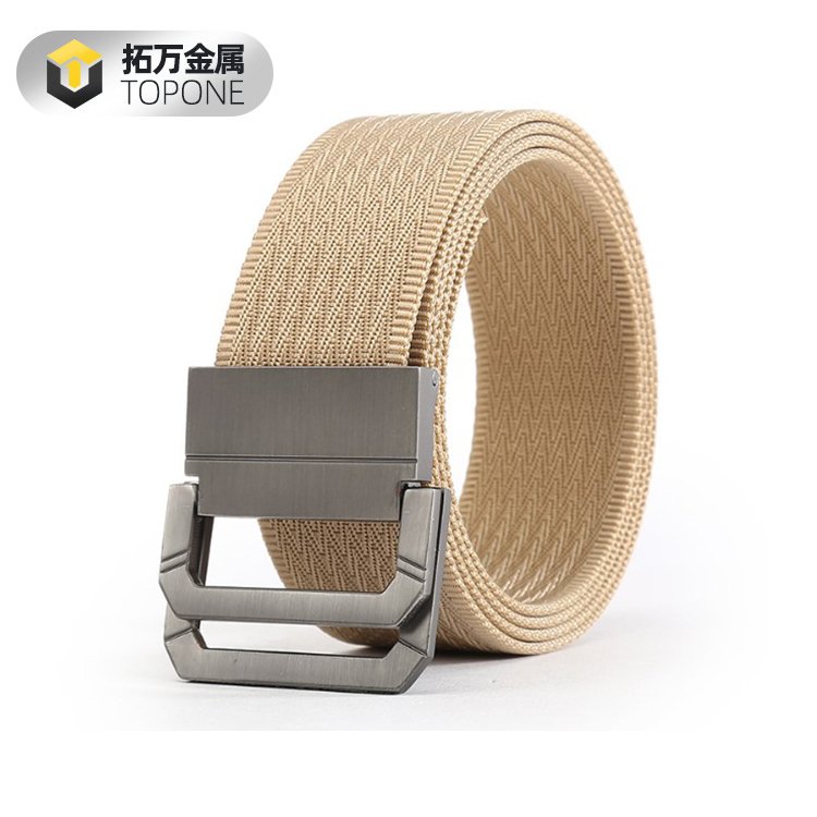 Faddish Equipment Belt Tactical Man Double Ring Buckle Thicken Canvas Belts For Men Belt