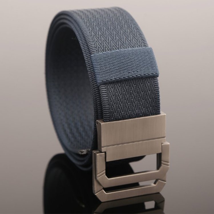 Faddish Equipment Belt Tactical Man Double Ring Buckle Thicken Canvas Belts For Men Belt