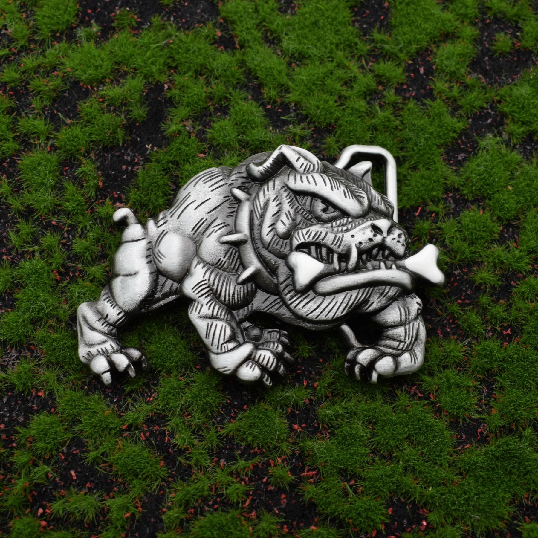 High Quality Vintage Vivid Dog 3D Belt Buckles Simple Animal Metal Belt Buckles for Men Birthday Gift