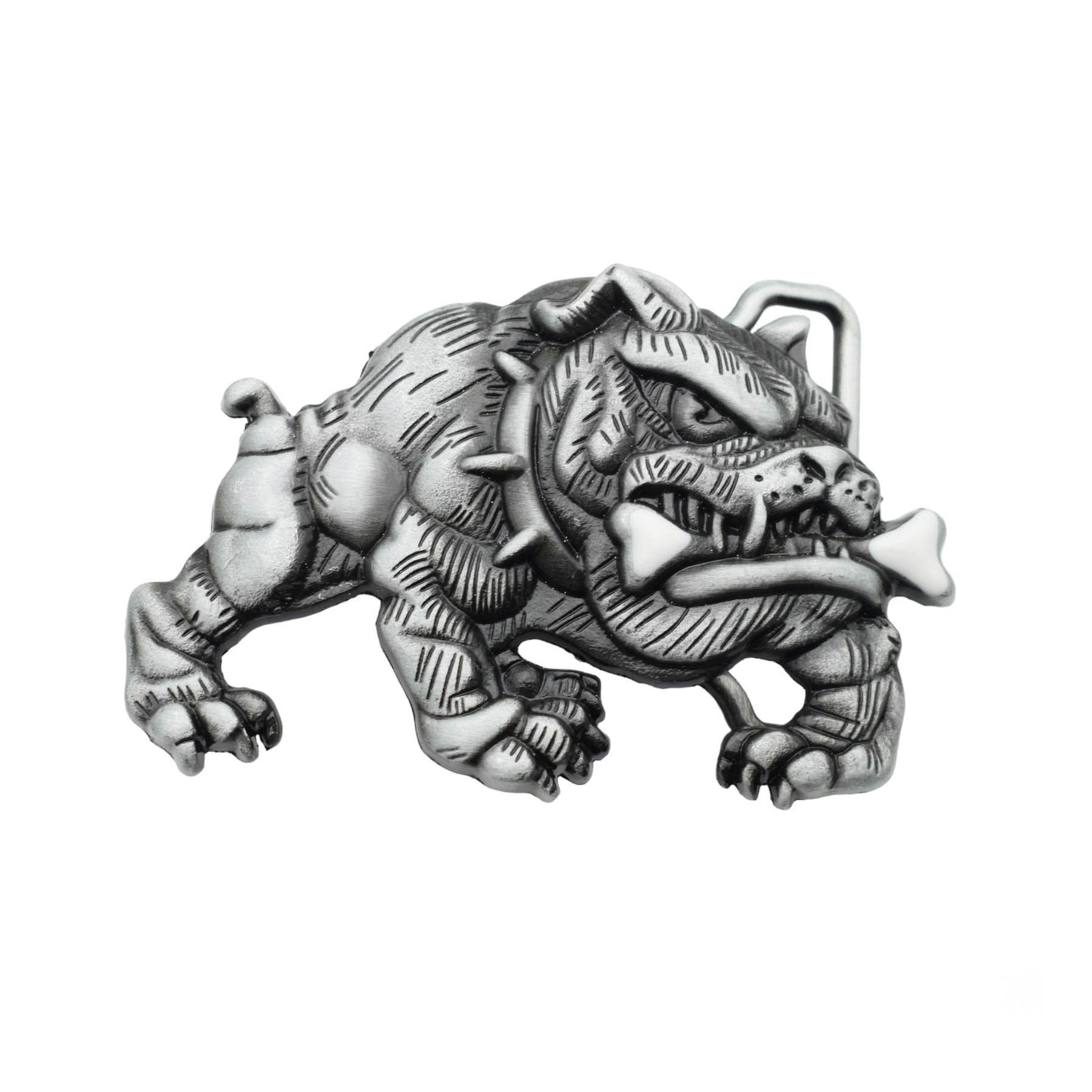 High Quality Vintage Vivid Dog 3D Belt Buckles Simple Animal Metal Belt Buckles for Men Birthday Gift