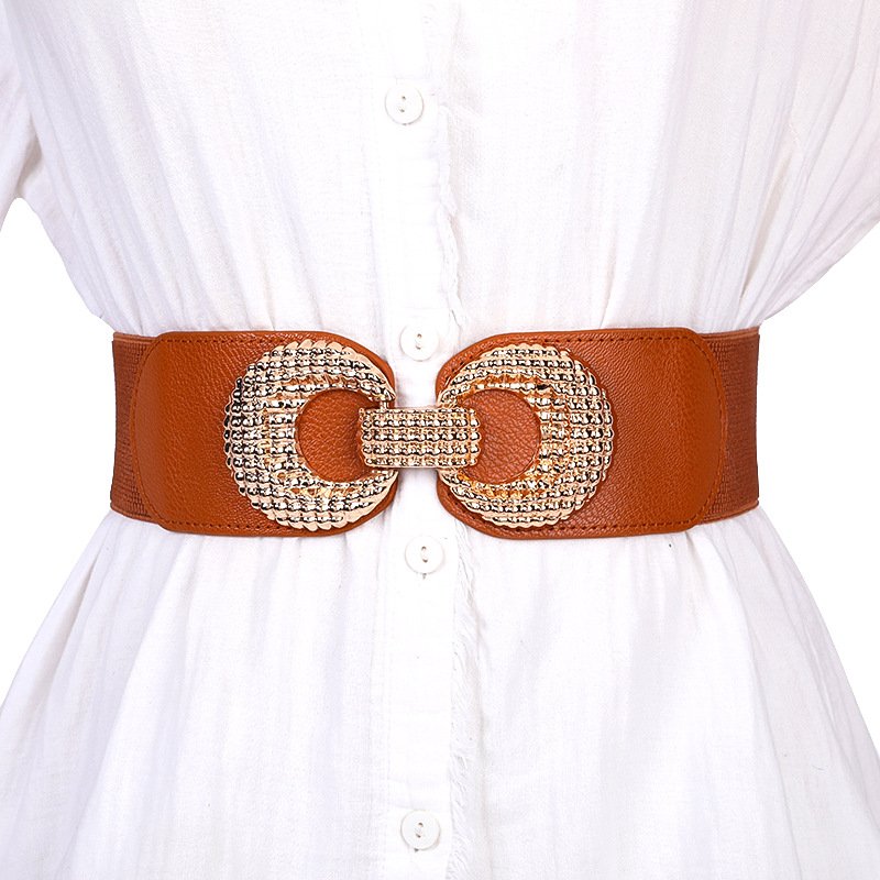 fashion accessories nylon webbing canvas flexible gold buckle waist woman belt