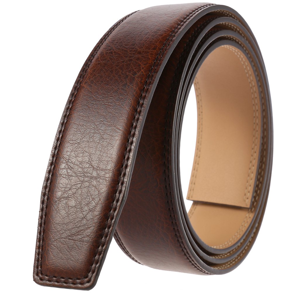 LY35-122 High Quality Leather Belt for Men without buckle