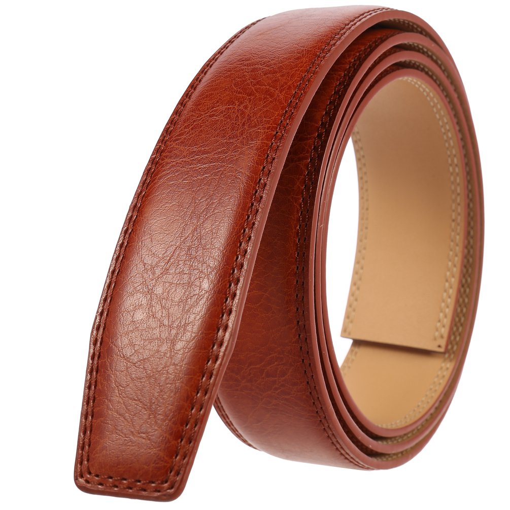 LY35-122 High Quality Leather Belt for Men without buckle