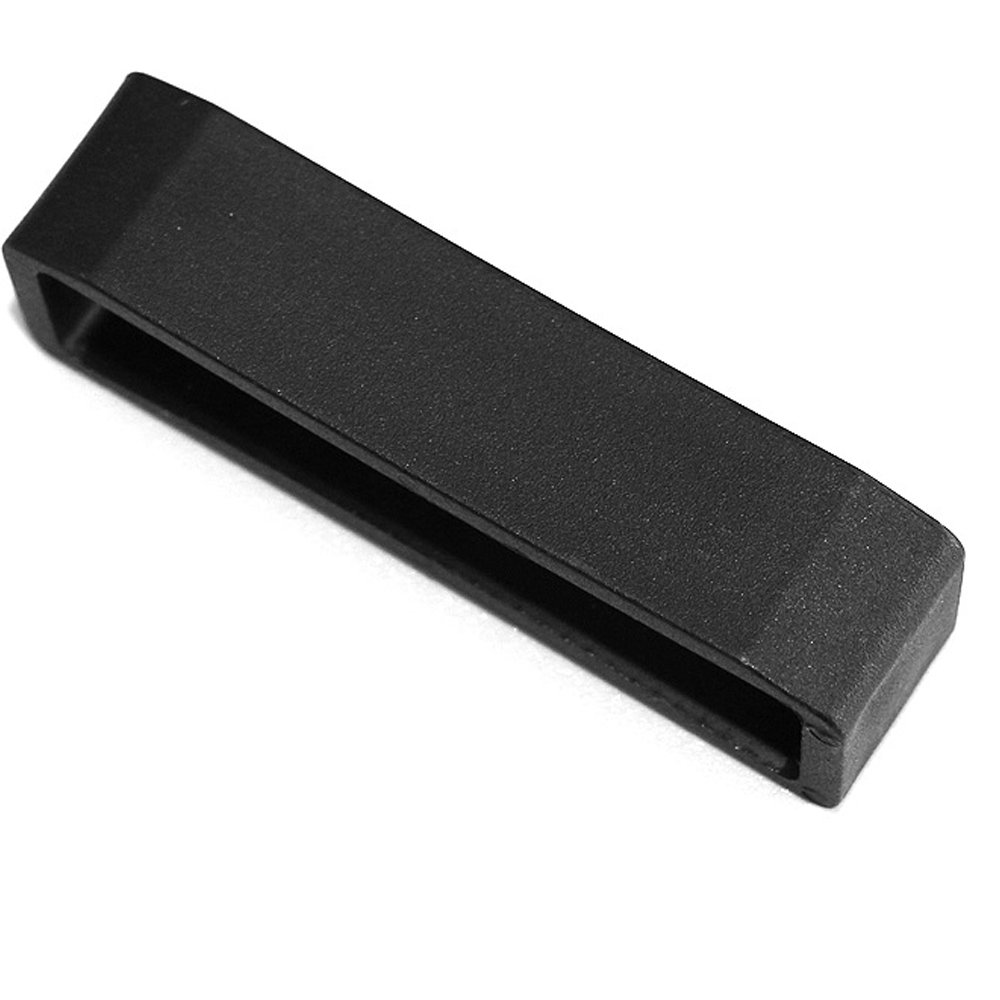 Black Plastic Belt Loop Keeper Square Loop Buckles Belt Harness Backpack Straps Plastic Square Buckles