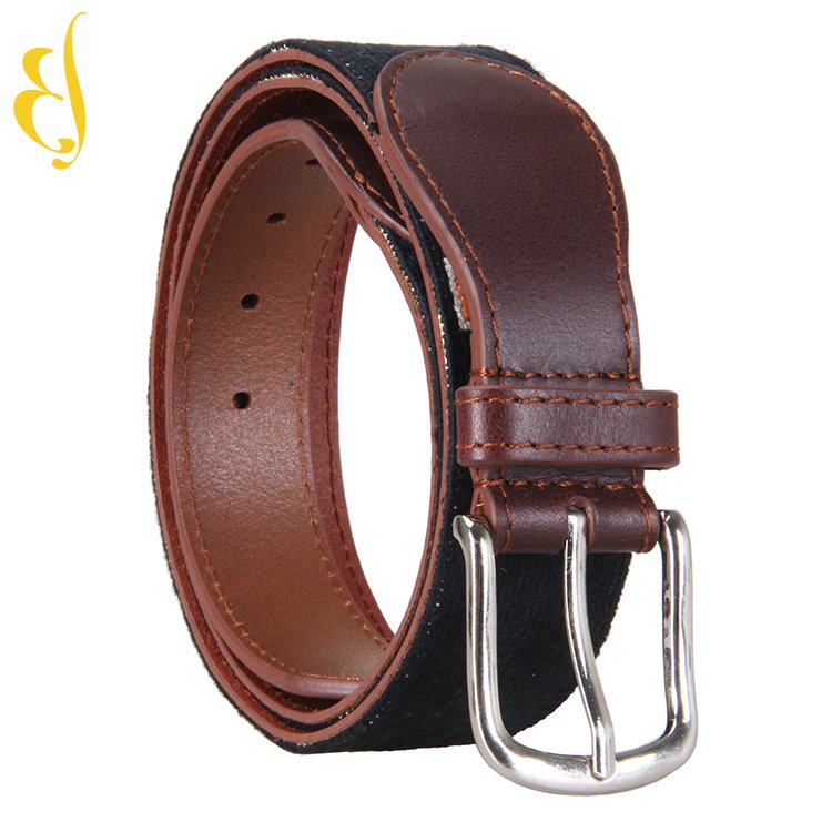 Fashion luxury designer men belt customized single needle buckle genuine belt with M word