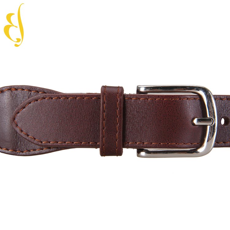 Fashion luxury designer men belt customized single needle buckle genuine belt with M word