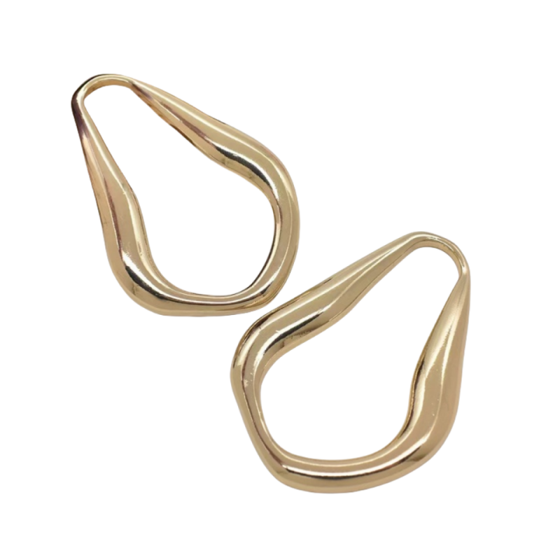 Nickel-Free Washable Bikini Hardware Metal Gold Buckle Swimwear Accessories Alloy Irregular Connectors