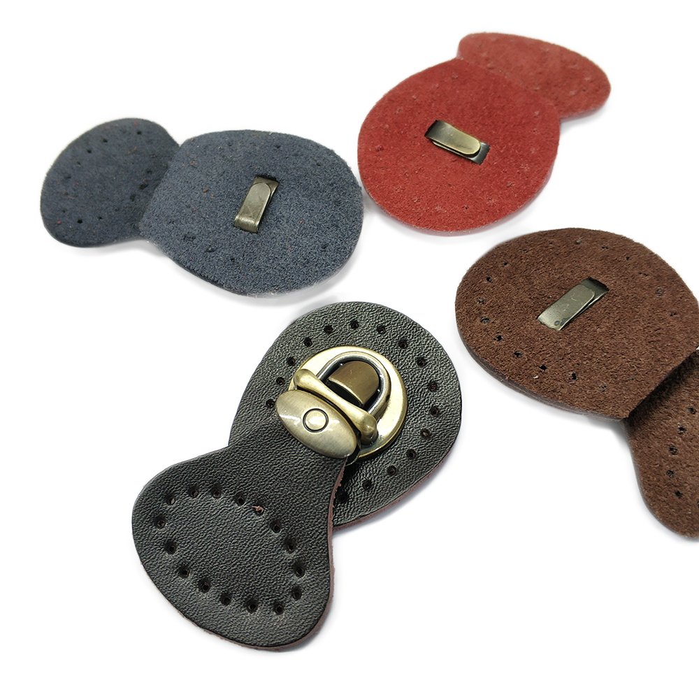 Leather Bag Lock Fashion Handbag Hasp Buckle Women Shoulder Bag Mortise Lock Clasps Closure DIY Hardware Accessories