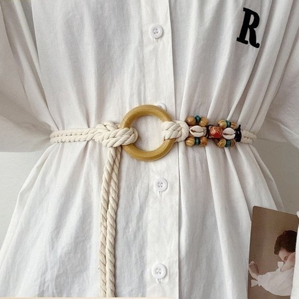 D0702YD13 Wholesale Material Arts Buckle Waist Belt For Women Dresses Sehe Fashion