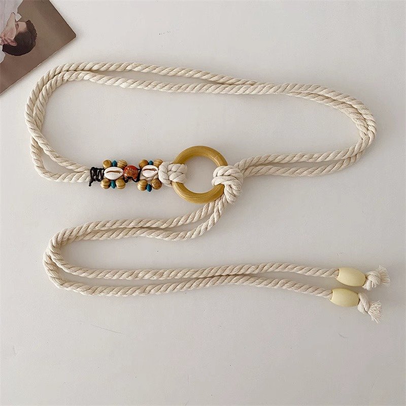D0702YD13 Wholesale Material Arts Buckle Waist Belt For Women Dresses Sehe Fashion