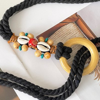 D0702YD13 Wholesale Material Arts Buckle Waist Belt For Women Dresses Sehe Fashion