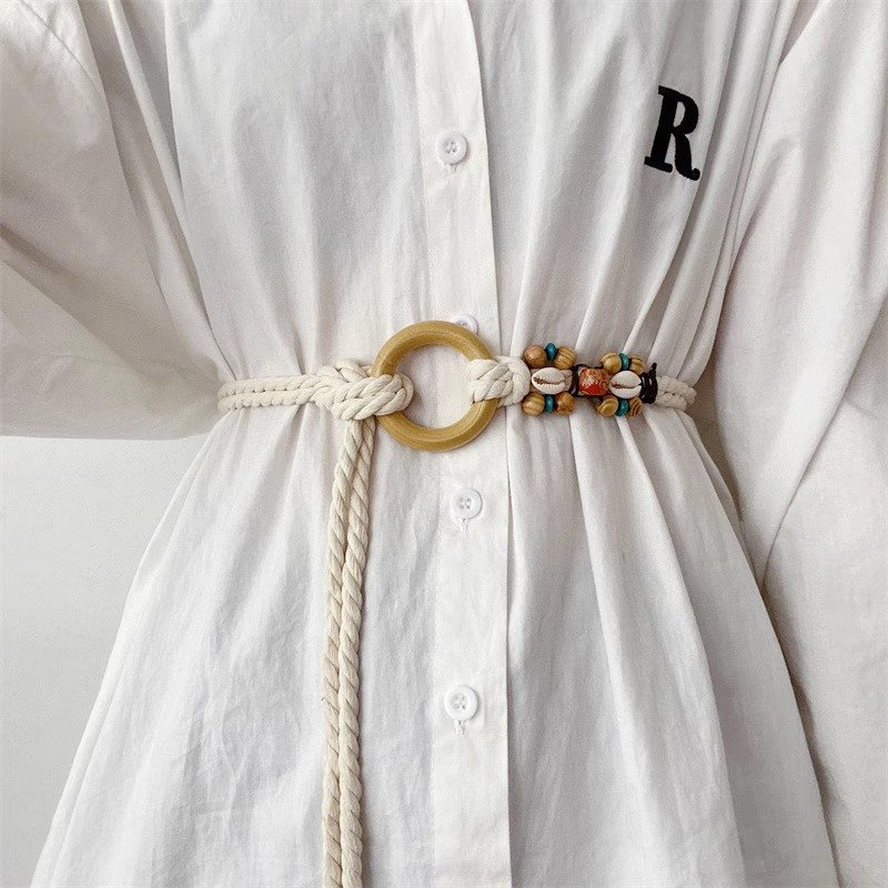 D0702YD13 Wholesale Material Arts Buckle Waist Belt For Women Dresses Sehe Fashion