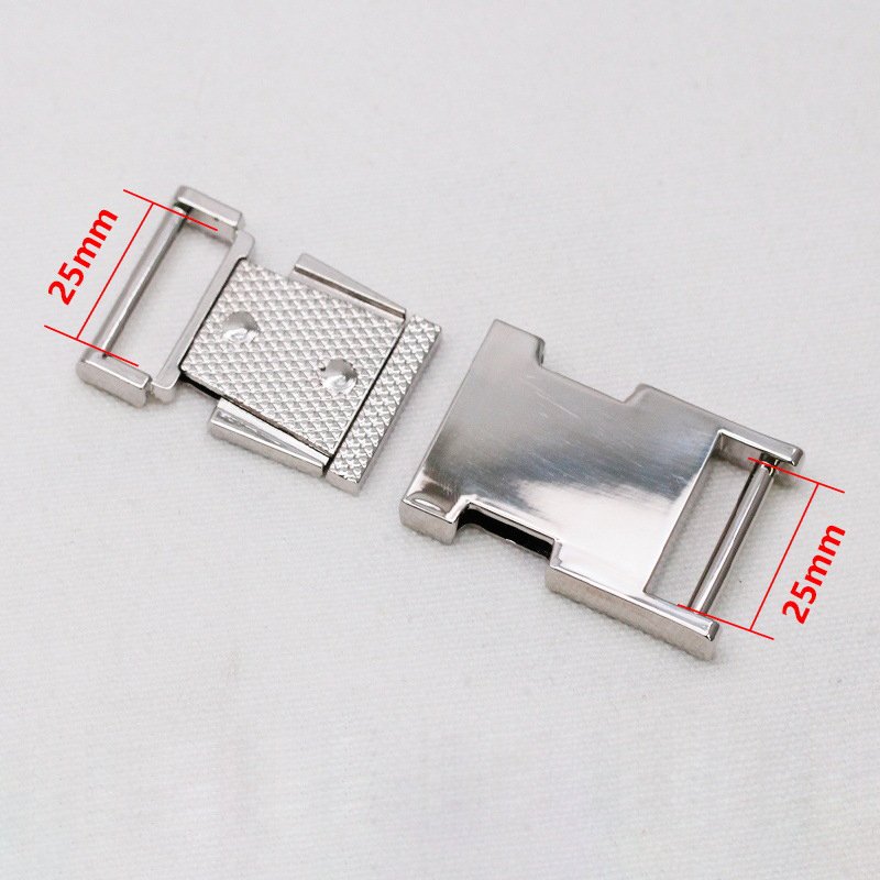 Hot Selling 10-50mm Handbag Hardware Bag Webbing Metal Buckle Backpack Strap Quick Release Buckle