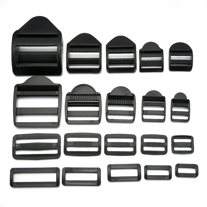 Belt Ladder Buckle Black Custom colors Plastic Adjustable Buckle Slider For 1 inch 1.25inch Bag Strap Webbing Accessories
