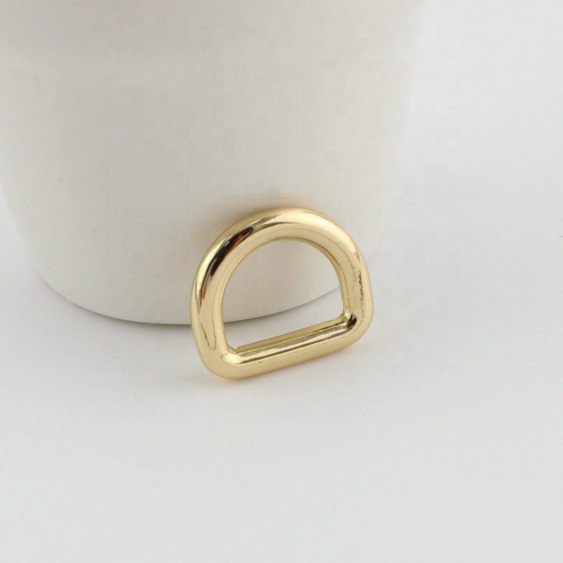 Nolvo World 13*11 mm 1/2" small D ring buckle for bag fittings adjustable ring diy bags parts