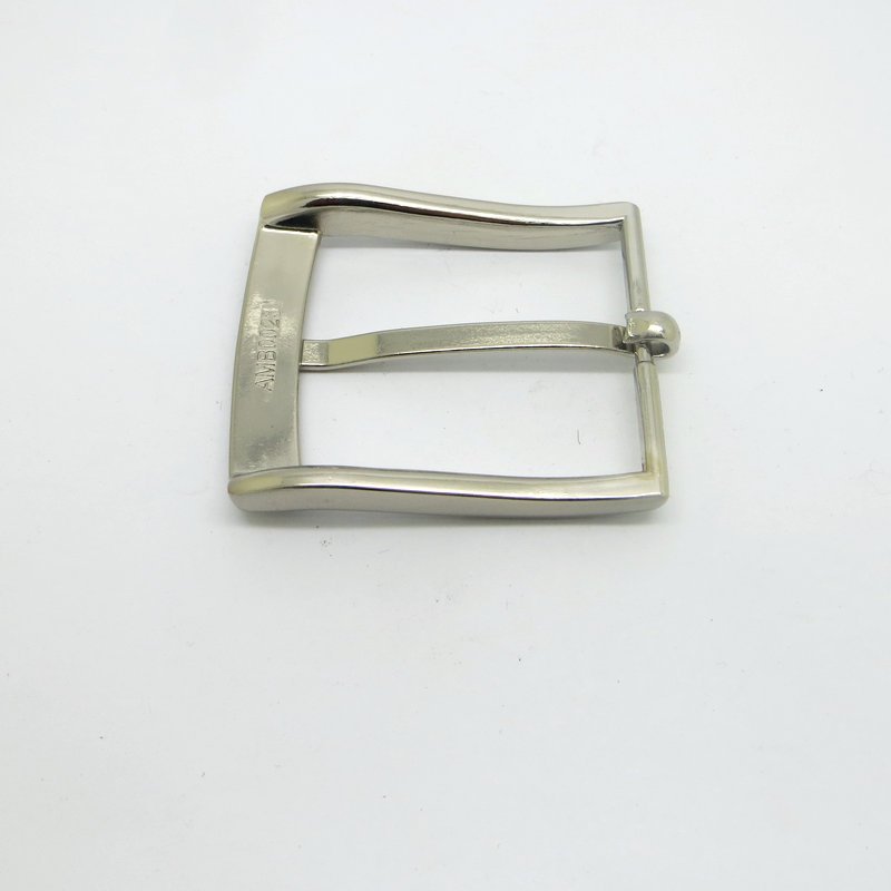 40mm Durable zinc alloy pin belt buckle Single Pin End Bar Buckles for men