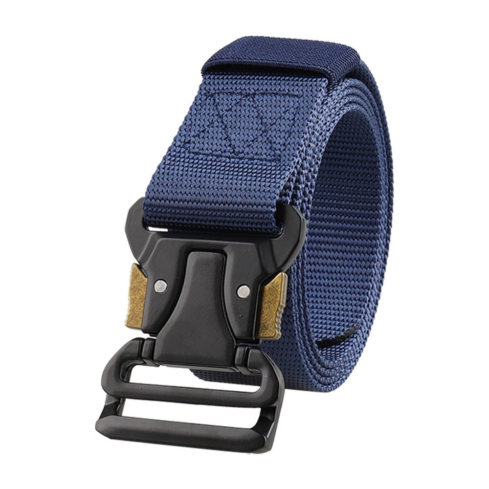 Quick Release Buckle Work Tool Belt black metal buckle Combat Waist tactical Belt