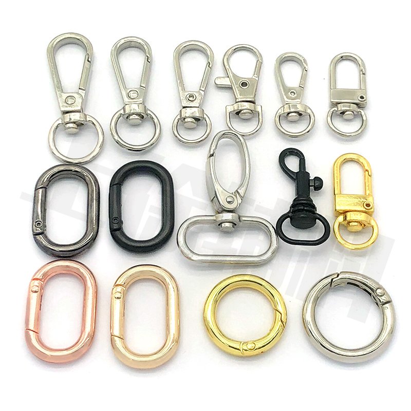 High Quality Bag Accessories Spring Metal Hooks Buckle Swivel Clip Snap Hook