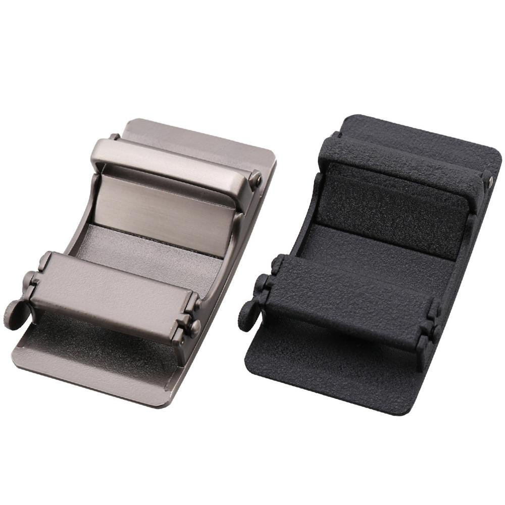 Custom Men's Alloy Automatic Ratchet Belt Buckle for Leather Belt