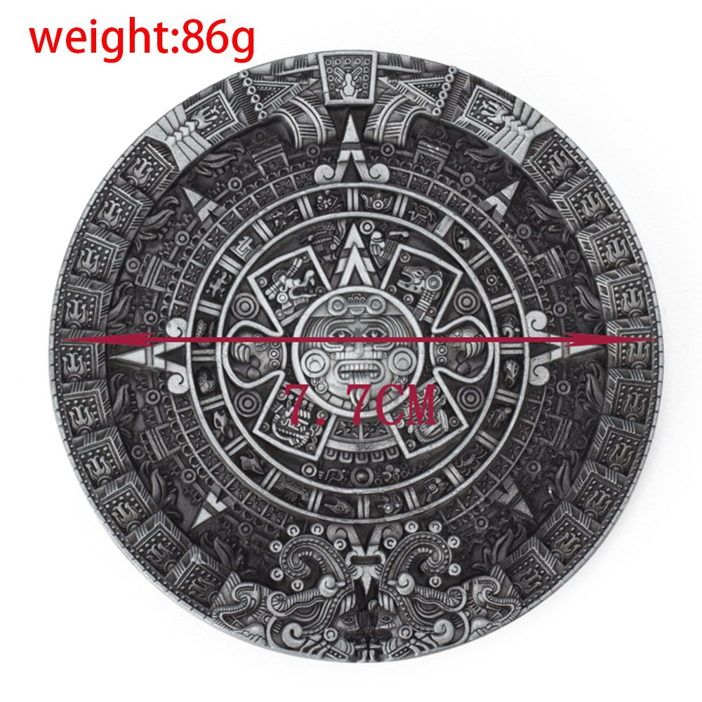 Sanlan Wholesale Hot Selling Zinc Alloy Sun Cowboy 3d Western Unique Smooth Retro Belt Buckle For Men