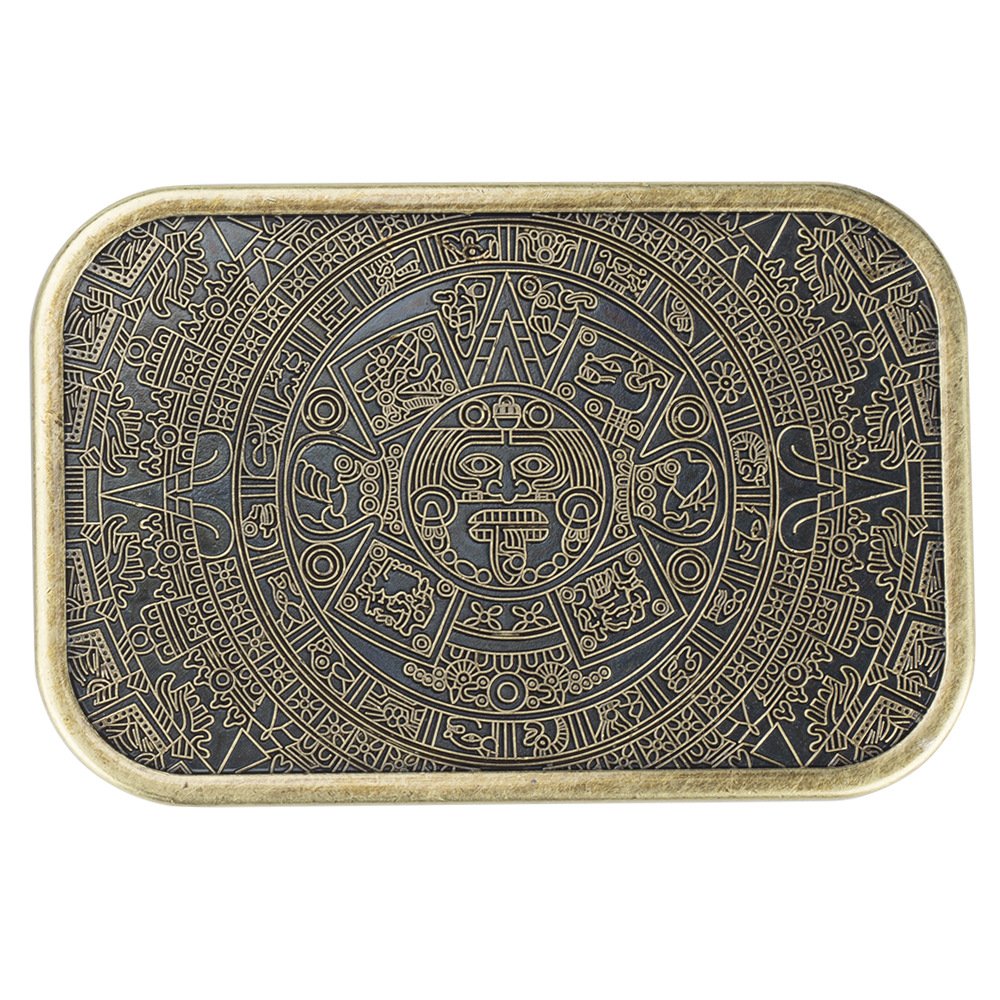 Sanlan Wholesale Hot Selling Zinc Alloy Sun Cowboy 3d Western Unique Smooth Retro Belt Buckle For Men