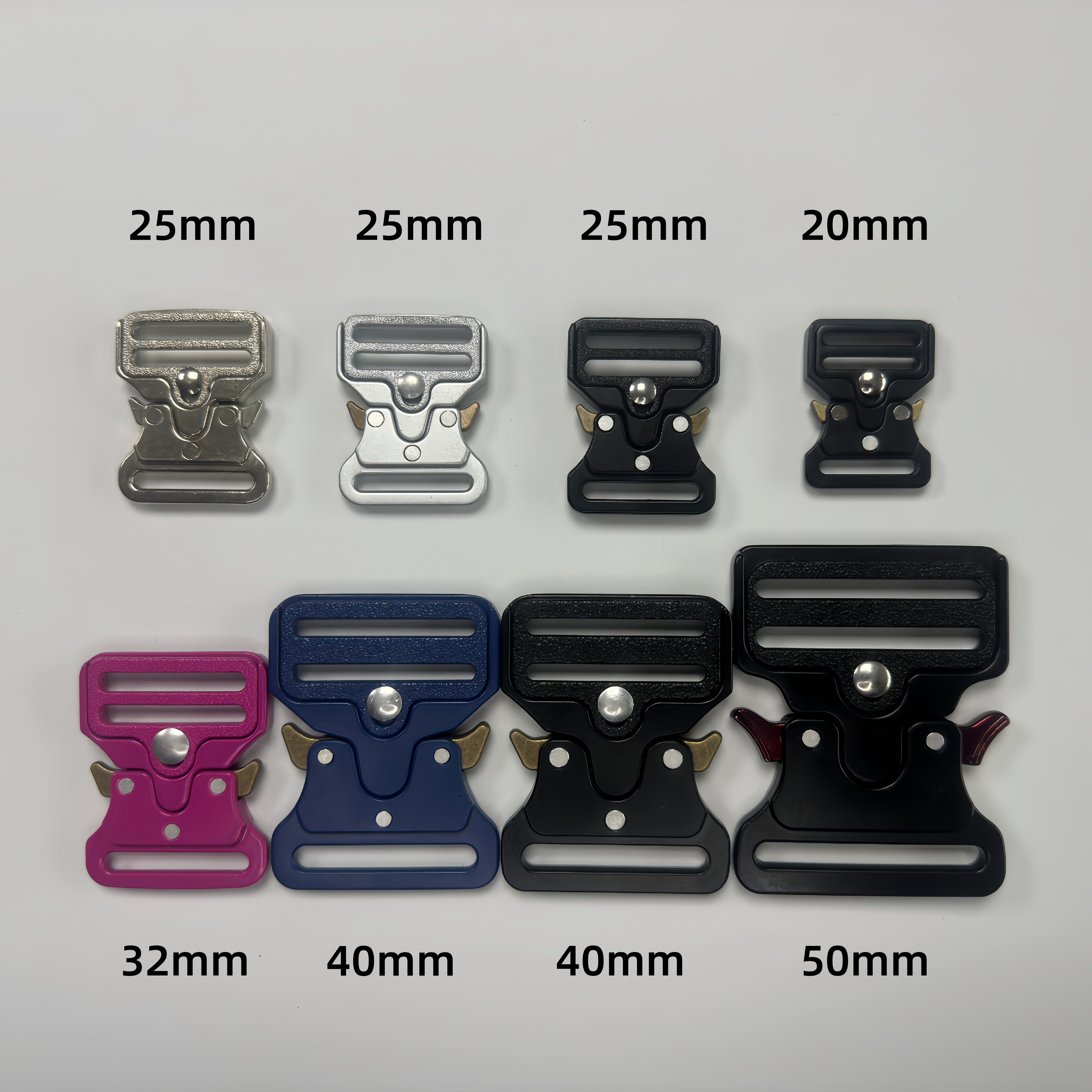 40mm 4908 High quality Quick release buckle Outdoor mountain Belt buckle climbing Zinc alloy Tactical buckle