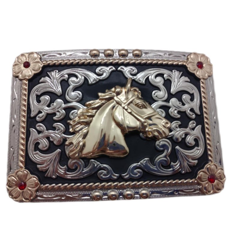 Design Your Private Plating Custom Letter Logo Metal Brand Name Plate Belt Buckles