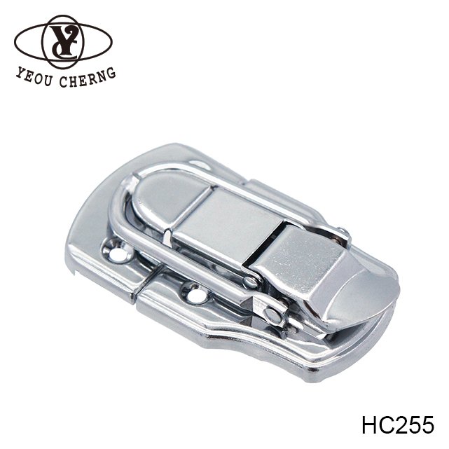 durable HC255 polished silver hasps clamps lock for high-grade steel case hardware locks simple special fashion eco-friendly