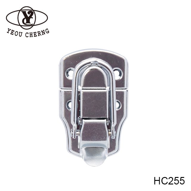 durable HC255 polished silver hasps clamps lock for high-grade steel case hardware locks simple special fashion eco-friendly