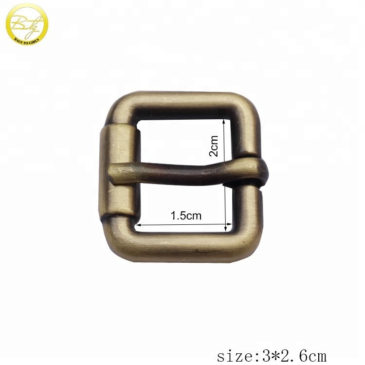 Factory Made Handbags Pin Buckle Designer Iron Metal Clip Roller Blank Belt Buckle For Men Backpack