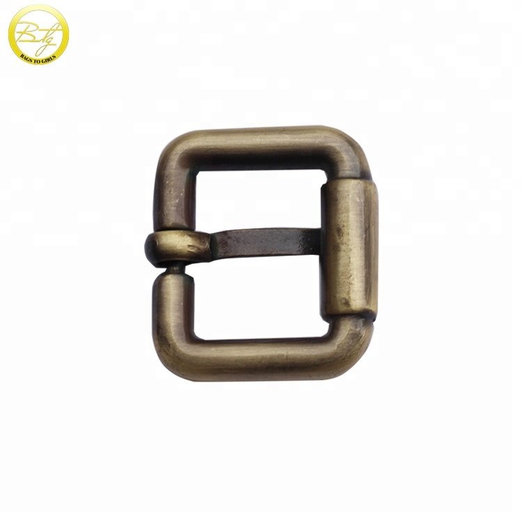 Factory Made Handbags Pin Buckle Designer Iron Metal Clip Roller Blank Belt Buckle For Men Backpack