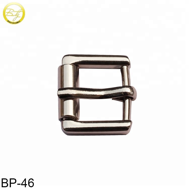 Factory Made Handbags Pin Buckle Designer Iron Metal Clip Roller Blank Belt Buckle For Men Backpack
