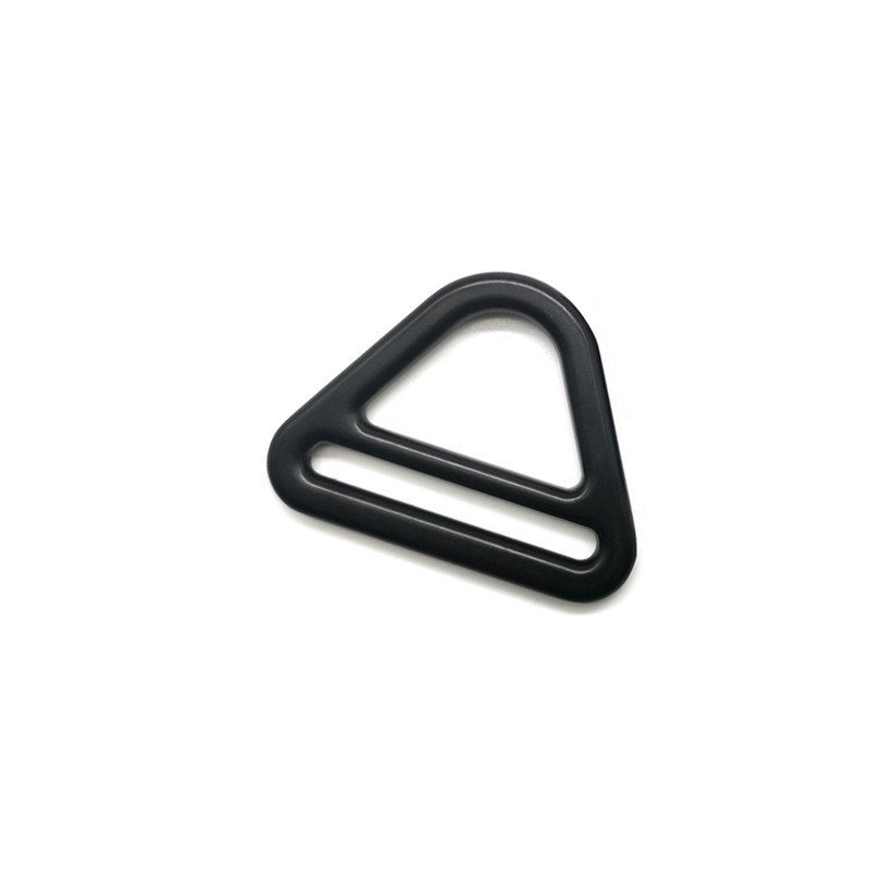 factory sale black 20mm-50mm metal triangle buckle ring buckle for dog collar