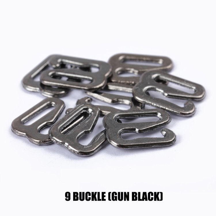 Bra Ring And Slider Metal Hooks Strap Nylon Coated Underwire Plastic Adjustable Shoulder Buckles Underwear Accessories