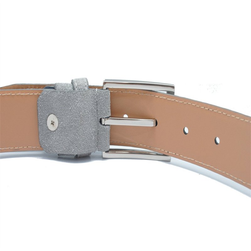 Guangzhou Factory Wholesale Genuine Leather Belt Men's Suede Leather Belt Luxury Pin Buckle Belt
