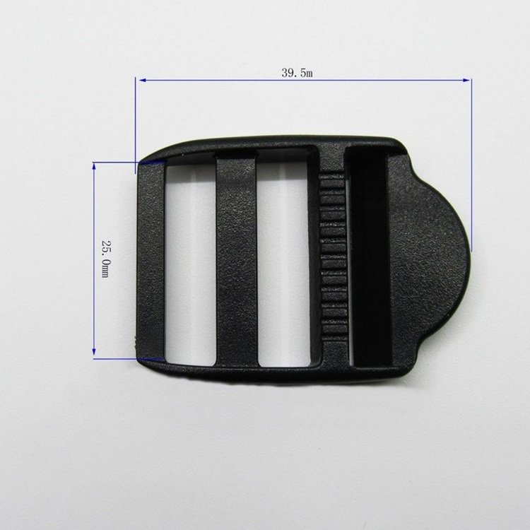 Wholesale 15mm 25mm 30mm High Quality Black Plastic Bag Buckle Adjustable Buckle for Backpack