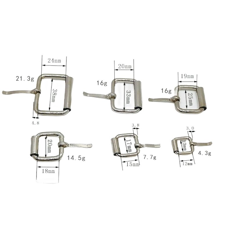 Factory Price Spot 4.8 Wire Diameter Roller Needle Buckle Belt Buckle Needle Through Buckle Metal Iron Wire