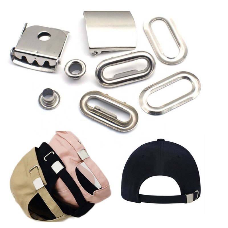 Hat Accessoires Brass Buckle Egg Shape Metal Eyelet
