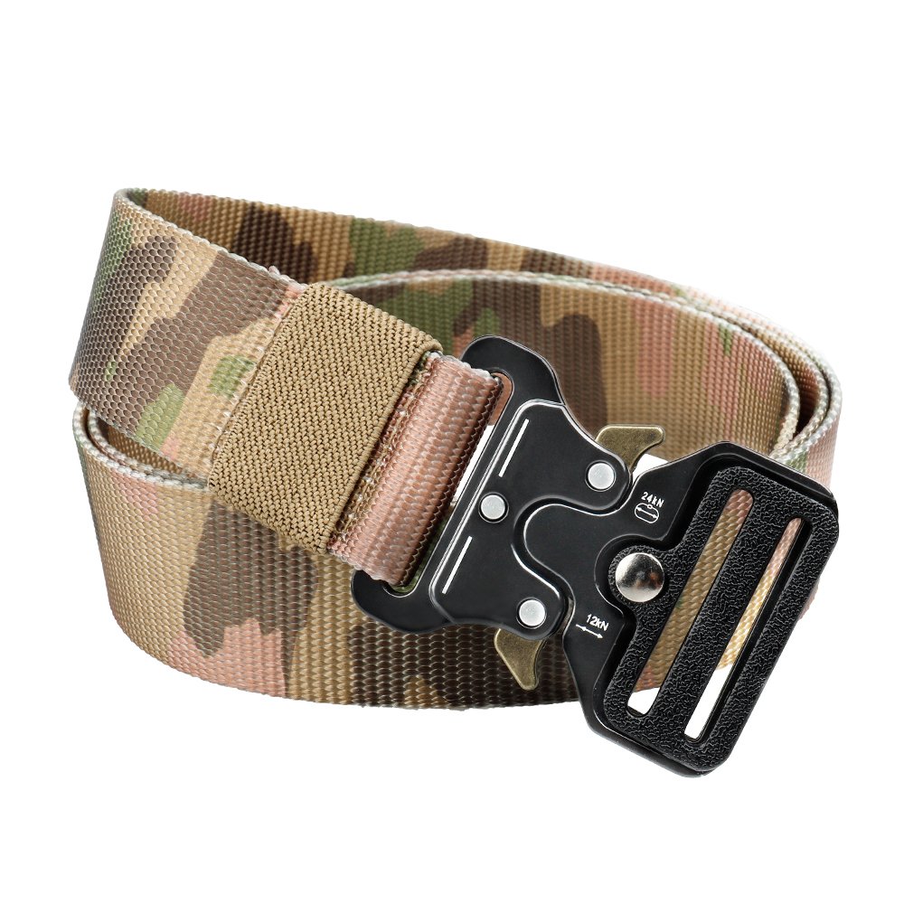 Dansky factory 3.8CM Width Tactical belt zinc alloy buckle belt Men's Belt with Quick Release Buckle
