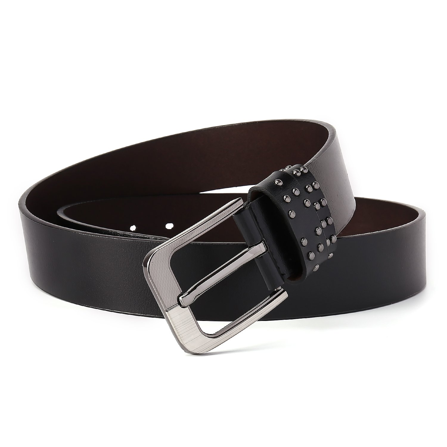 Factory Men's PU alloy buckle belt cheap price leather belt men's jeans belt designed for men