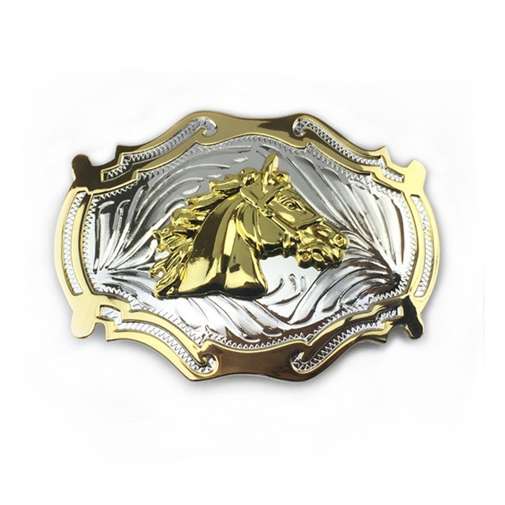Wholesale Custom Logo Western Cowboy Luxury 3D 40Mm Brass Stainless Steel Zinc Alloy Metal Belt Buckles For Men
