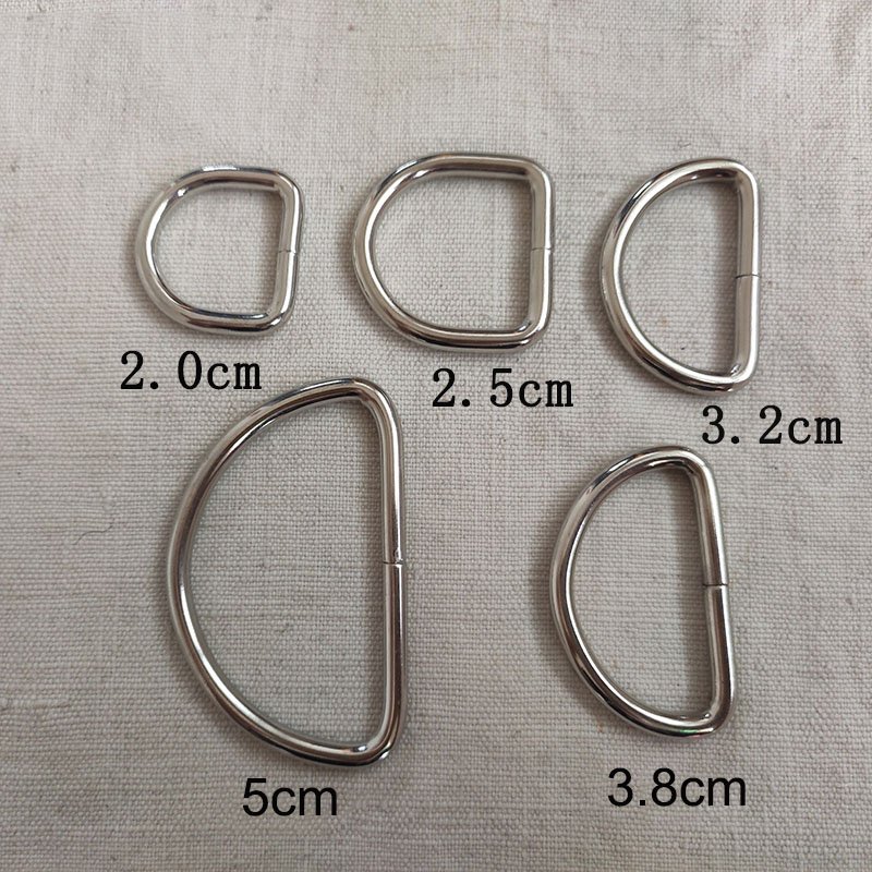 SDPSI2Pcs Backpack Straps Webbing Adjust Buckles Plastic/Metal Slides Belt Buckle 2/2.5/3.2/3.8/5cm
