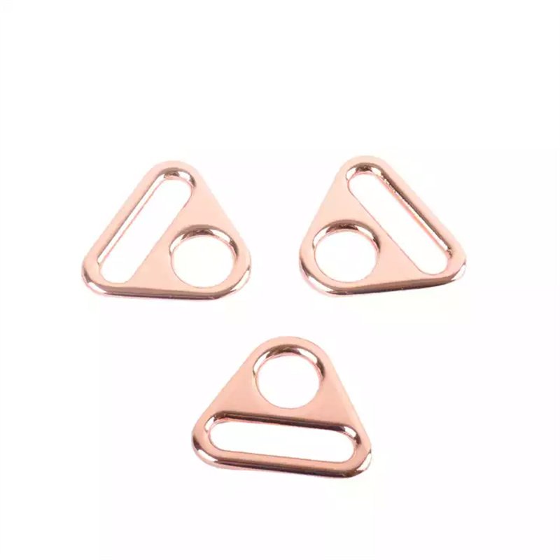 Handbag Triangle Buckle Bag Strap Connector Rainbow Triangle Ring Buckle