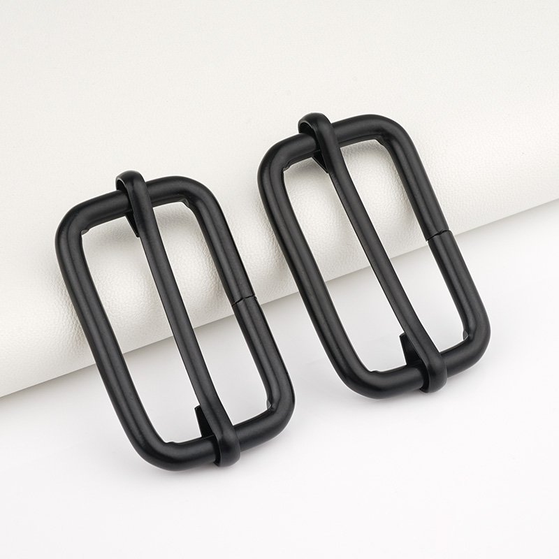 Wholesale Factory Price 38mm Metal Adjustment Buckle Strap Webbing Triglide Buckle 1.5 Inch Adjust Square Buckle