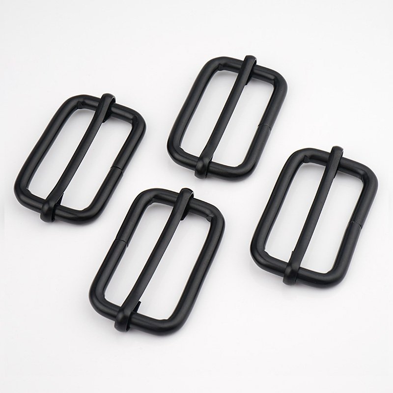 Wholesale Factory Price 38mm Metal Adjustment Buckle Strap Webbing Triglide Buckle 1.5 Inch Adjust Square Buckle