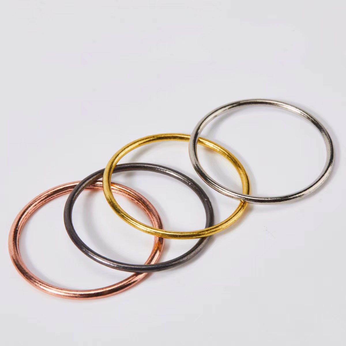 Gold adjustable and detachable bra ring and slider and g hook for underwear buckle