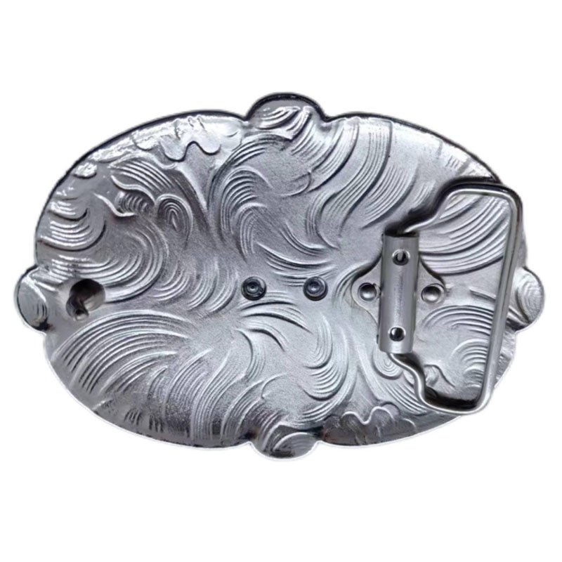 Western St Jude Belt Buckle Gold Silver Saint Jude San Judas Cowboy Buckle Hebilla Vaquero Rodeo