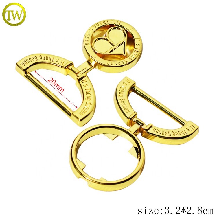 Popular gold metal boots buckle shape zinc alloy shoe accessory buckles for swimwear